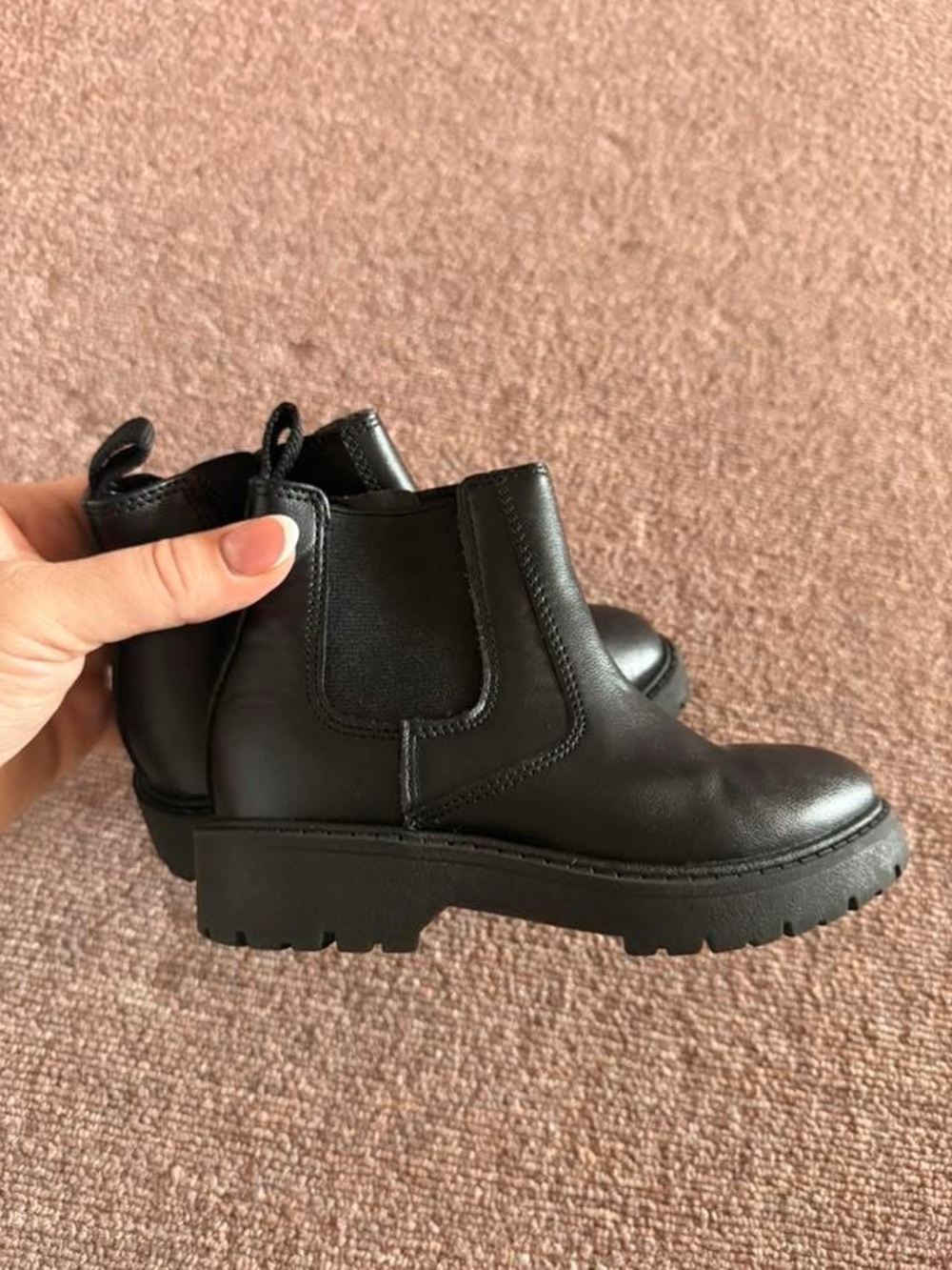 Toddler Black Chelsea Ankle Boots